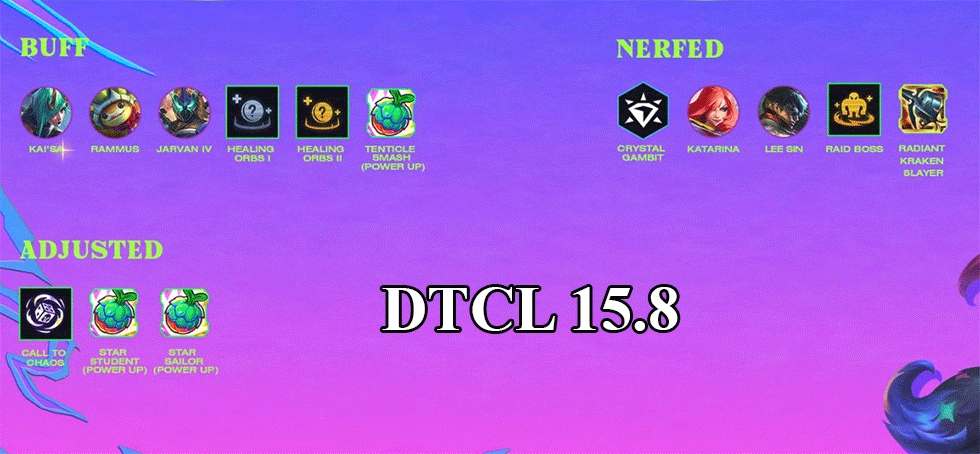 DTCL 15.8: Bản cập nhật TFT ngày 05/11