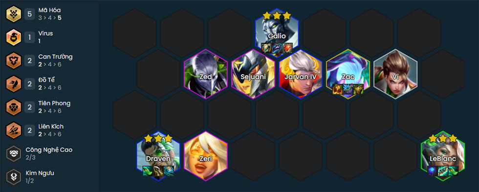 Đội hình Draven Mã Hóa