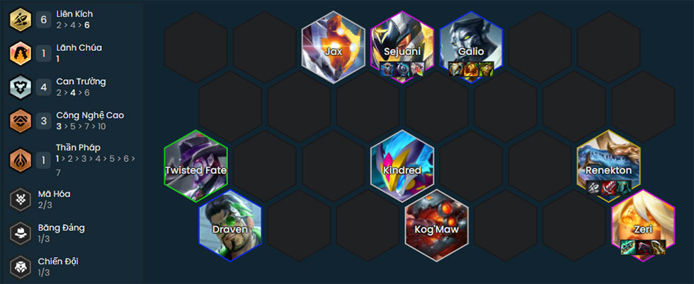 Đội hình Renekton Liên Kích