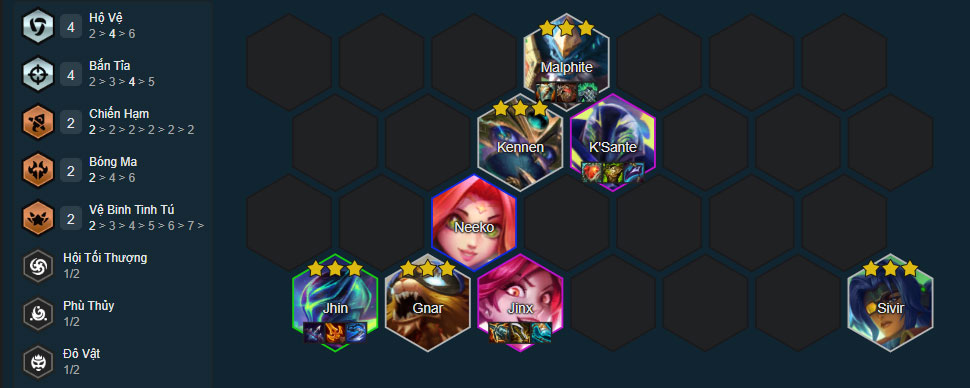 Đội hình Jhin Hộ Vệ