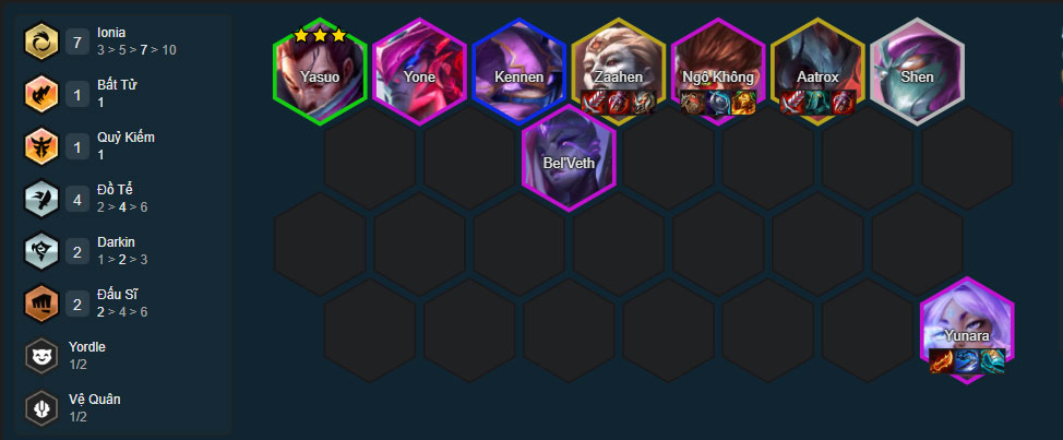 Đội hình Aatrox Darkin Đội hình Aatrox Darkin