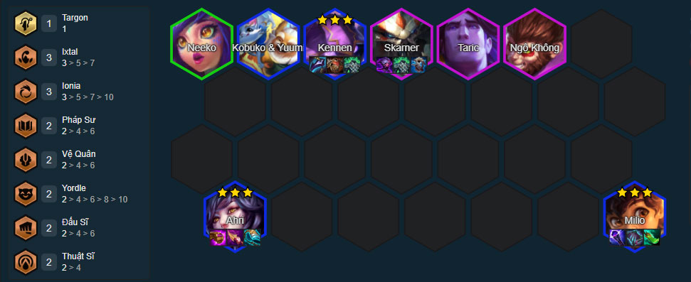 Đội hình Ahri Pháp Sư Đội hình Ahri Pháp Sư