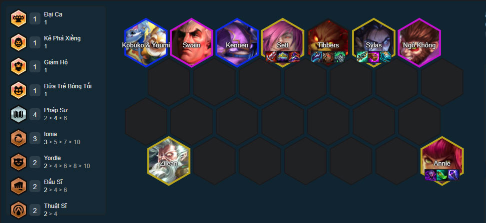 Đội hình Annie Pháp Sư Exodia DTCL mùa 16