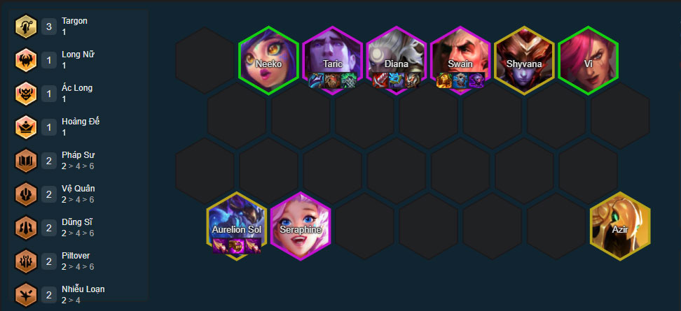 Đội hình AurelionSol Targon DTCL mùa 16