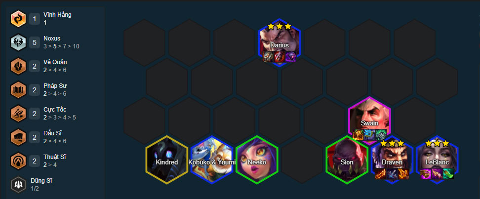 Đội hình Darius Noxus DTCL mùa 16