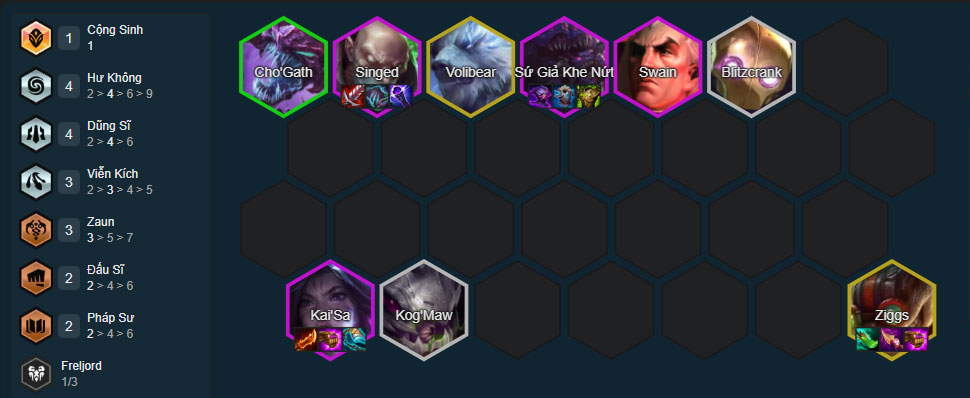 Đội hình Kai'Sa Dũng Sĩ Đội hình Kai'Sa Dũng Sĩ