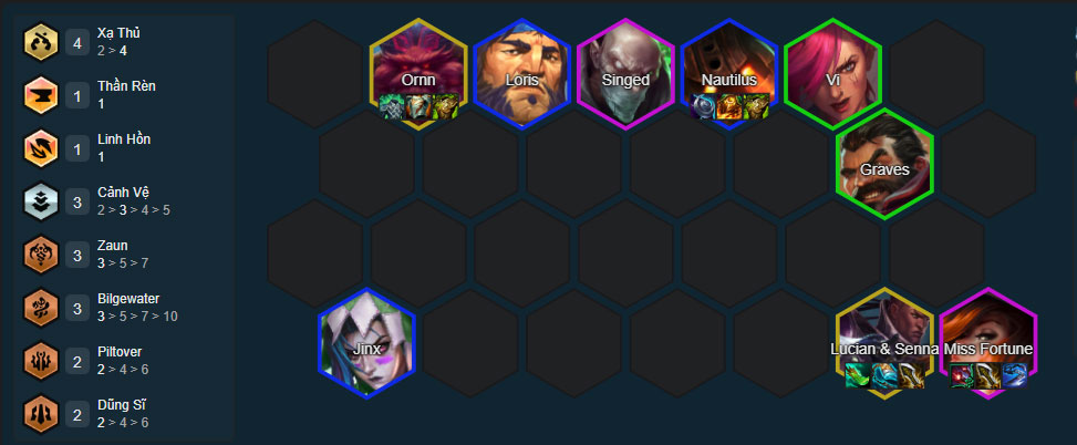 Đội hình MissFortune Xạ Thủ Đội hình MissFortune Xạ Thủ