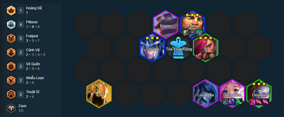 Đội hình Orianna Piltover DTCL mùa 16