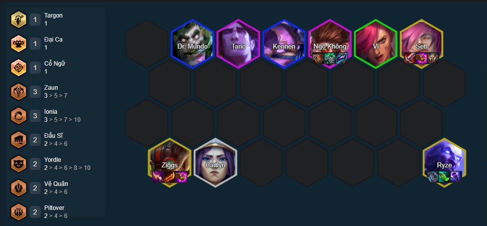 Đội hình Ryze Ionia DTCL mùa 16