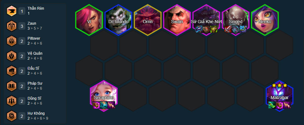 Đội hình Malzahar Hư Không Đội hình Malzahar Hư Không