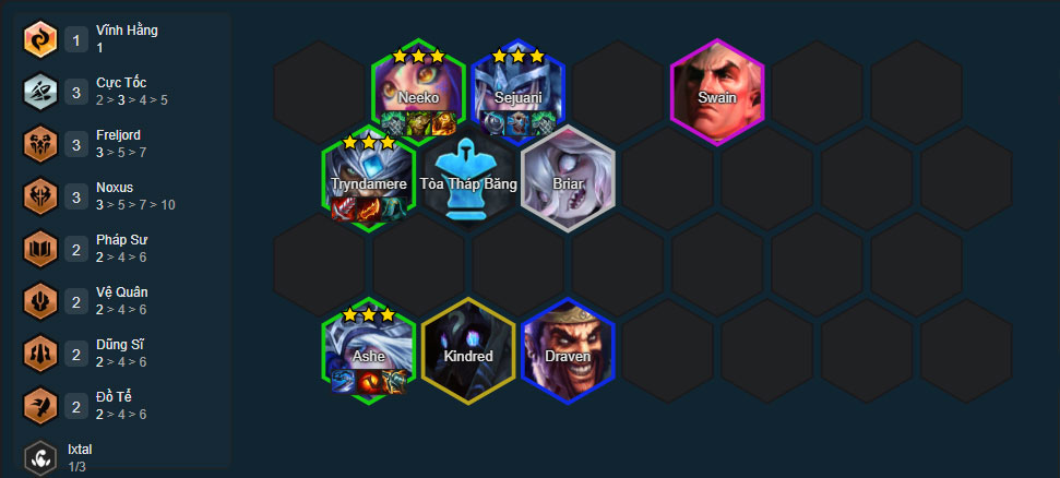 Đội hình Tryndamere Cực Tốc DTCL mùa 16