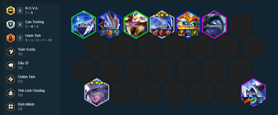 Đội hình Aatrox Liên Hoàn Tinh Tú DTCL mùa 17 mới nhất