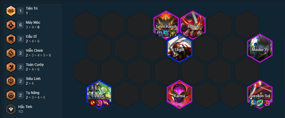 Đội hình AurelionSol Máy Móc DTCL mùa 17 mới nhất