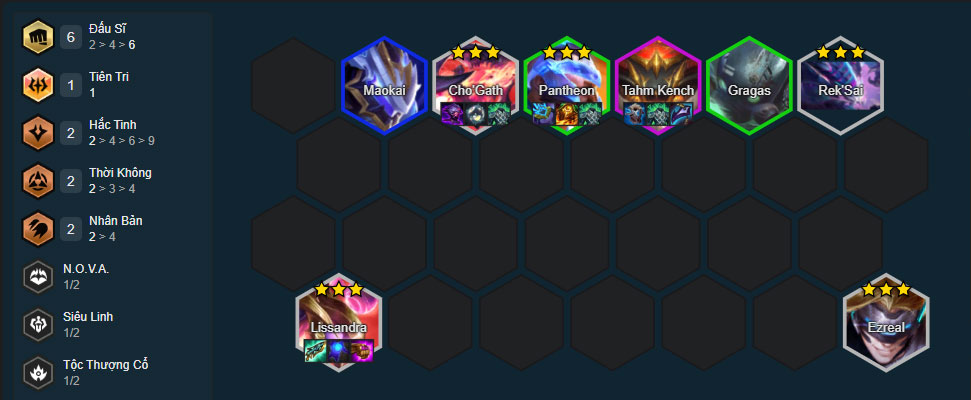 Đội hình Cho'Gath Đấu Sĩ DTCL mùa 17 mới nhất