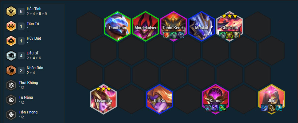 Đội hình Cho'Gath Hắc Tinh DTCL mùa 17 mới nhất