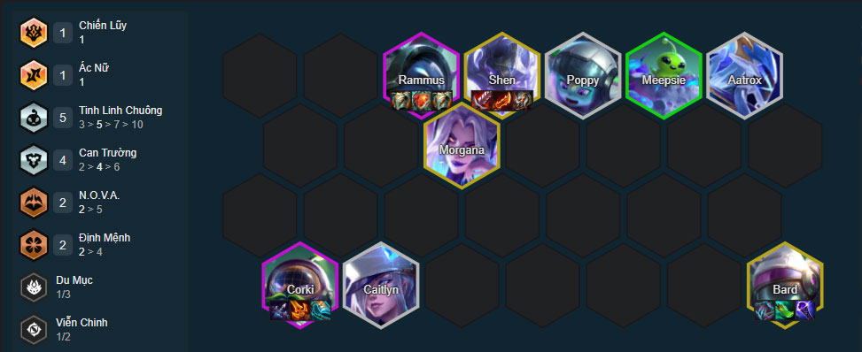 Đội hình Corki Can Trường DTCL mùa 17 mới nhất