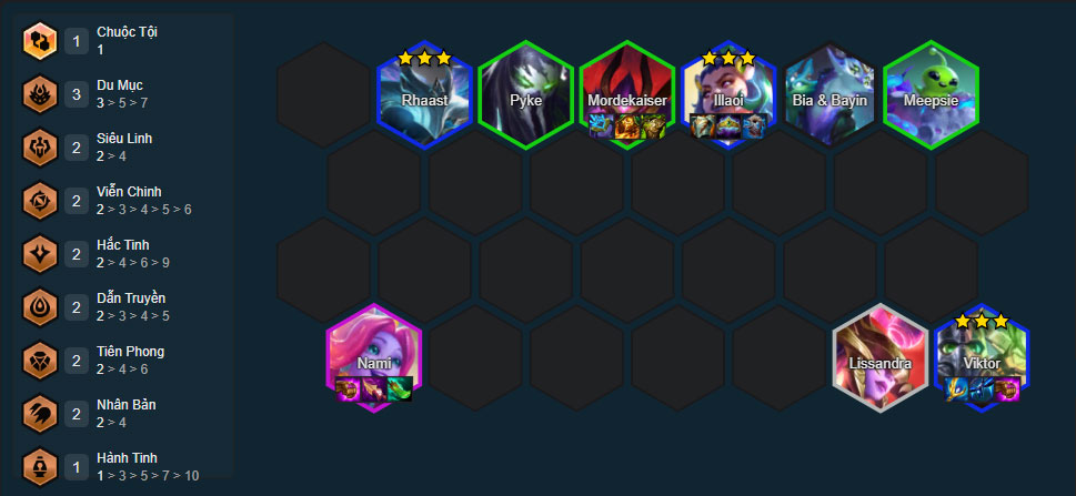 Đội hình Tất Tay Bậc Đồng DTCL mùa 17