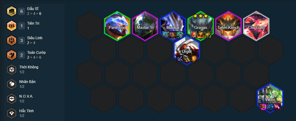 Đội hình Gragas Tự Hủy DTCL mùa 17 mới nhất