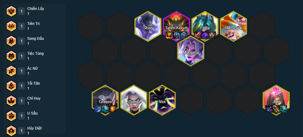 Đội hình Graves Exodia DTCL mùa 17 mới nhất