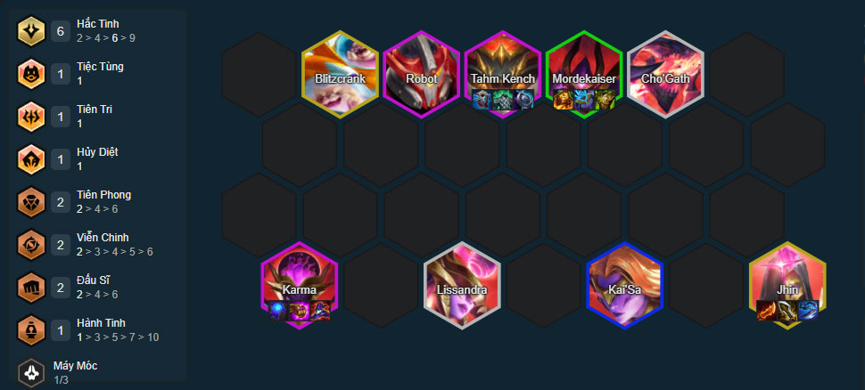 Đội hình Karma Hắc Tinh DTCL mùa 17 mới nhất