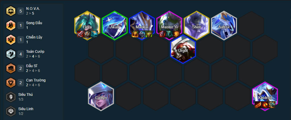 Đội hình MasterYi Toán Cướp DTCL mùa 17 mới nhất