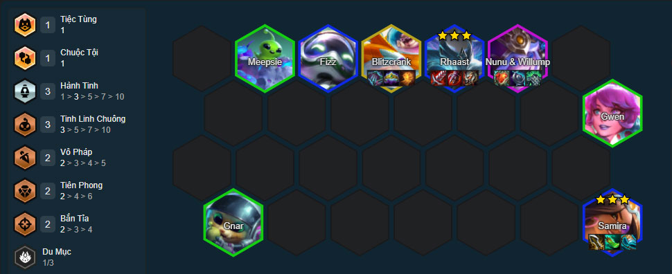 Đội hình Rhaast Chuộc Tội DTCL mùa 17 mới nhất