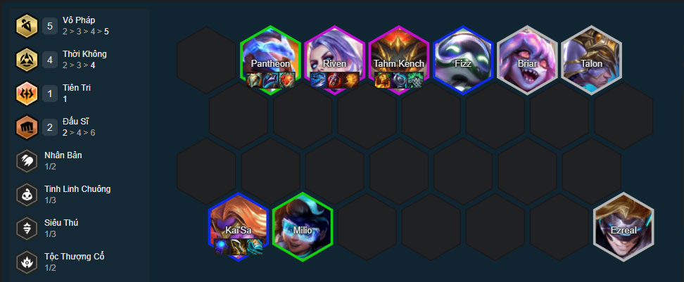 Đội hình Riven Thời Không DTCL mùa 17 mới nhất