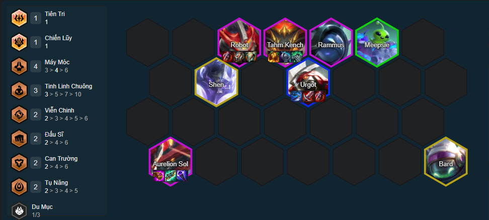 Đội hình Robot Máy Móc DTCL mùa 17 mới nhất