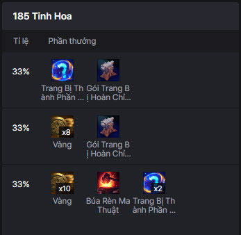 Phần thưởng Tiên Hắc Ám DTCL mùa 18