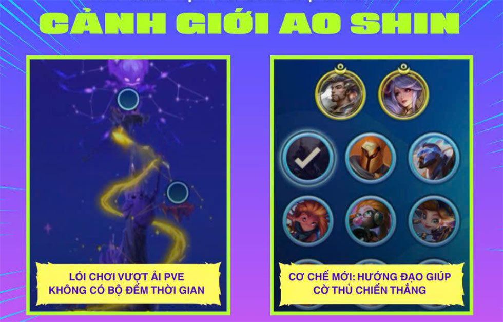 Chế độ chơi mới Cảnh Giới AoShin DTCL
