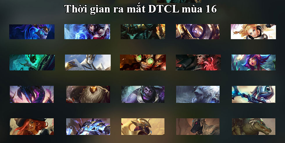 Thời gian ra mắt DTCL mùa 16: Truyền Thuyết & Huyền Thoại