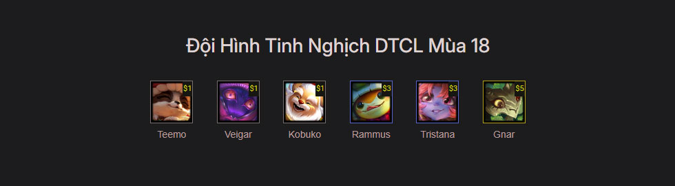Đội hình Hiền DTCL mùa 17 mới nhất
